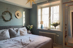Sofia Wood wallpaper by Sandberg – textured & grasscloth design, Teal – Skye