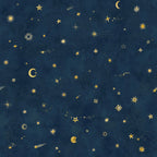 Starry Sky wallpaper by Sandberg – sky & clouds design, Blue – Petrol