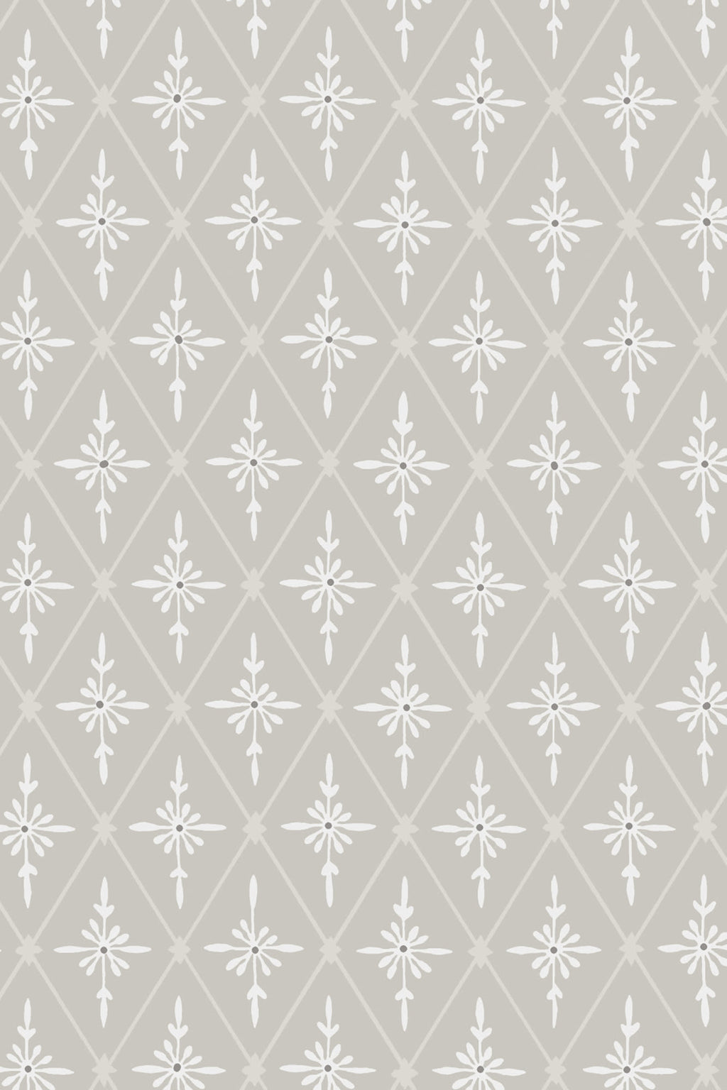 Einar wallpaper by Sandberg in Grey, close detail of the print