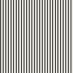 Estelle wallpaper by Sandberg in a crisp charcoal and white vertical stripe, flat roll swatch