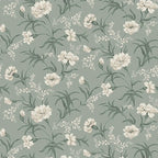 Emilie Garden Green wallpaper by Sandberg – floral design