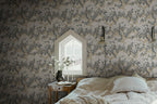 Ragnvi wallpaper by Sandberg in a room setting