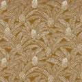 Palmeta wallpaper by Casamance in Moutarde - metallic design