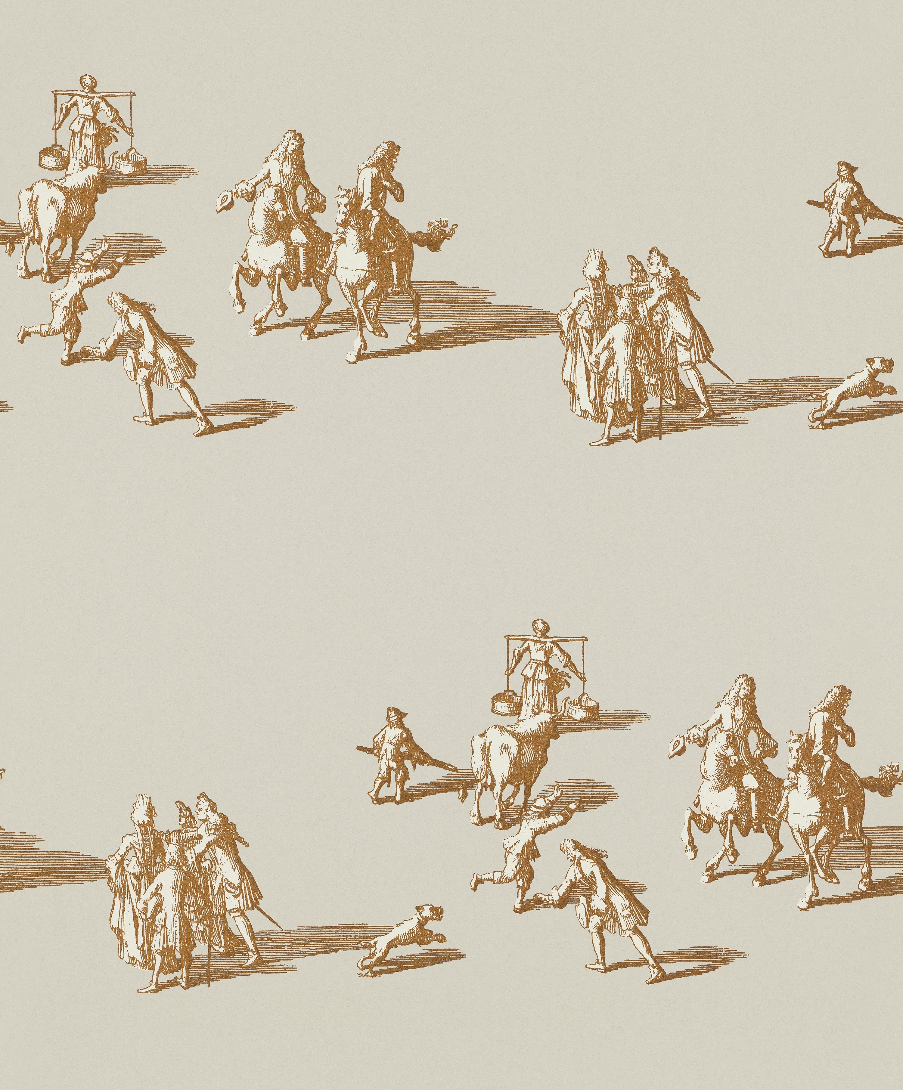 A Walk in the Park wallpaper by Langelid/von Bromssen - animals design in Brown