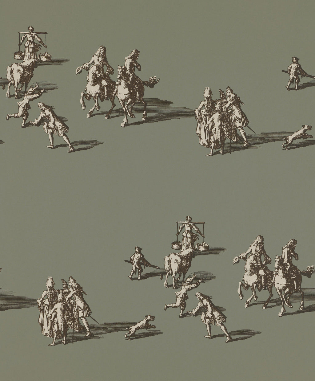 A Walk in the Park wallpaper by Langelid/von Bromssen - animals design in Green