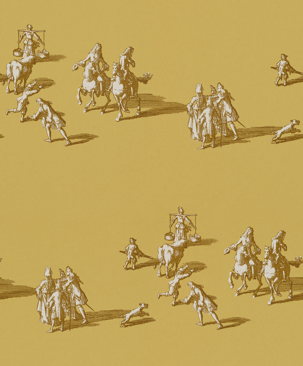 A Walk in the Park wallpaper by Langelid/von Bromssen - animals design in Yellow