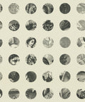 A Peep to the Past wallpaper by Långelid/von Brömssen in Licorice - geometric design