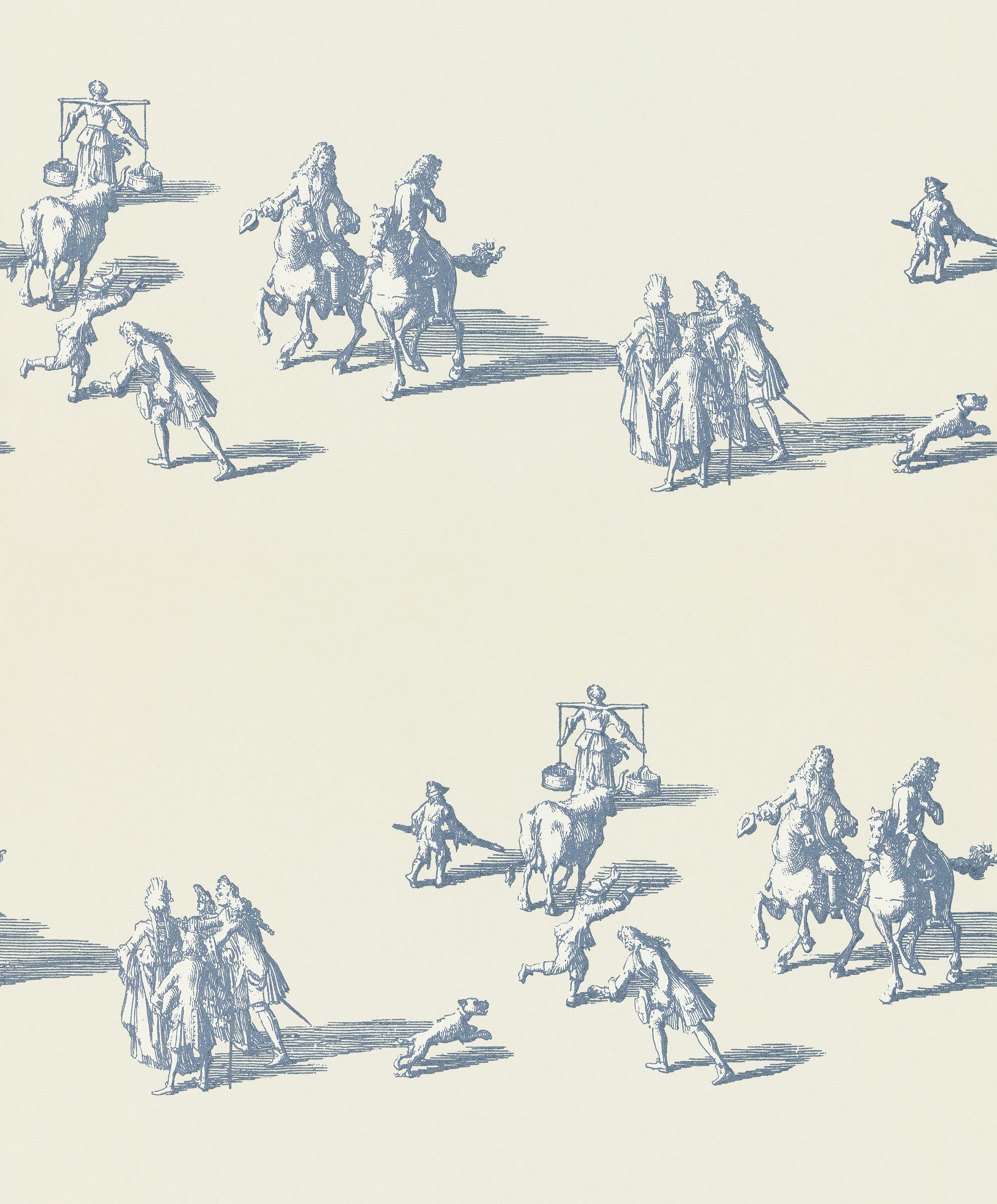 A Walk in the Park wallpaper by Langelid/von Bromssen - animals design in Blue