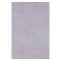 Close-up of Sea Scape wallpaper by Abigail Edwards in Dawn, coral wave lines on a pale lilac ground