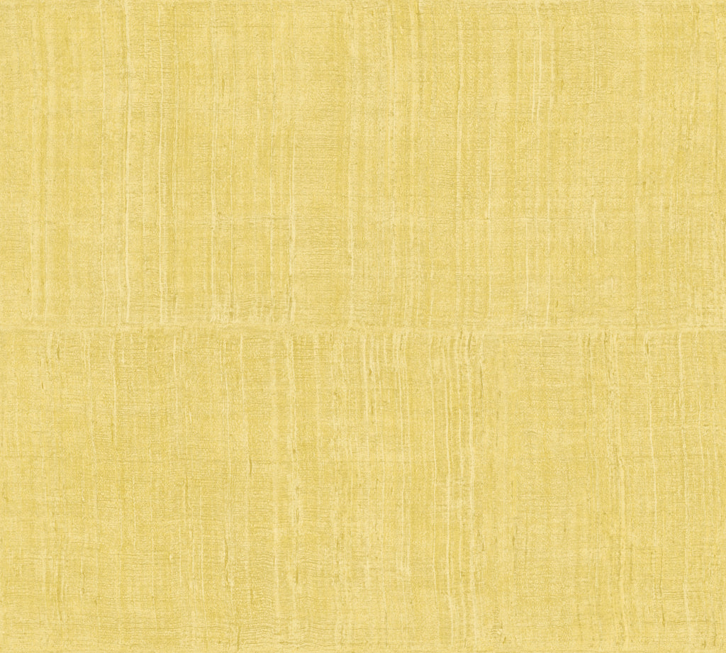 Katan Silk wallpaper by Arte in Yellow (Lemon) – flat swatch of the silk texture pattern