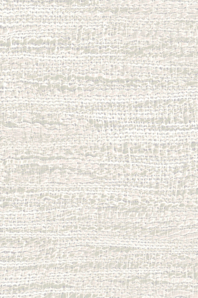 Ritorto wallpaper by Arte in White (Snow) – flat swatch of the bouclé texture pattern