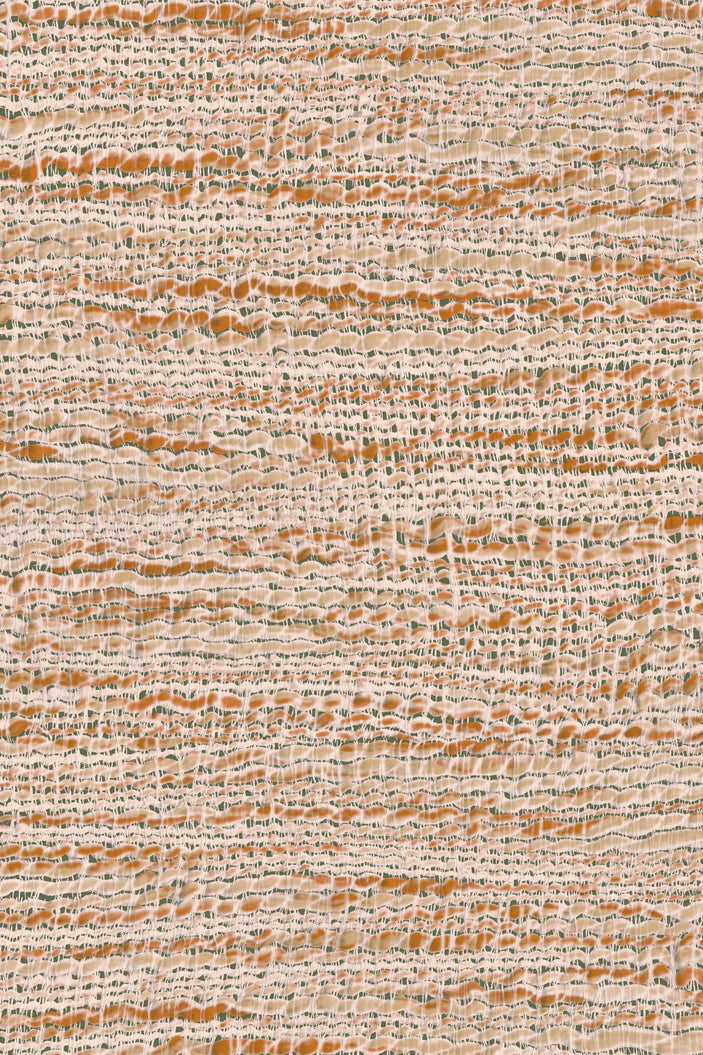 Ritorto wallpaper by Arte in Orange (Tangerine) – flat swatch of the bouclé texture pattern