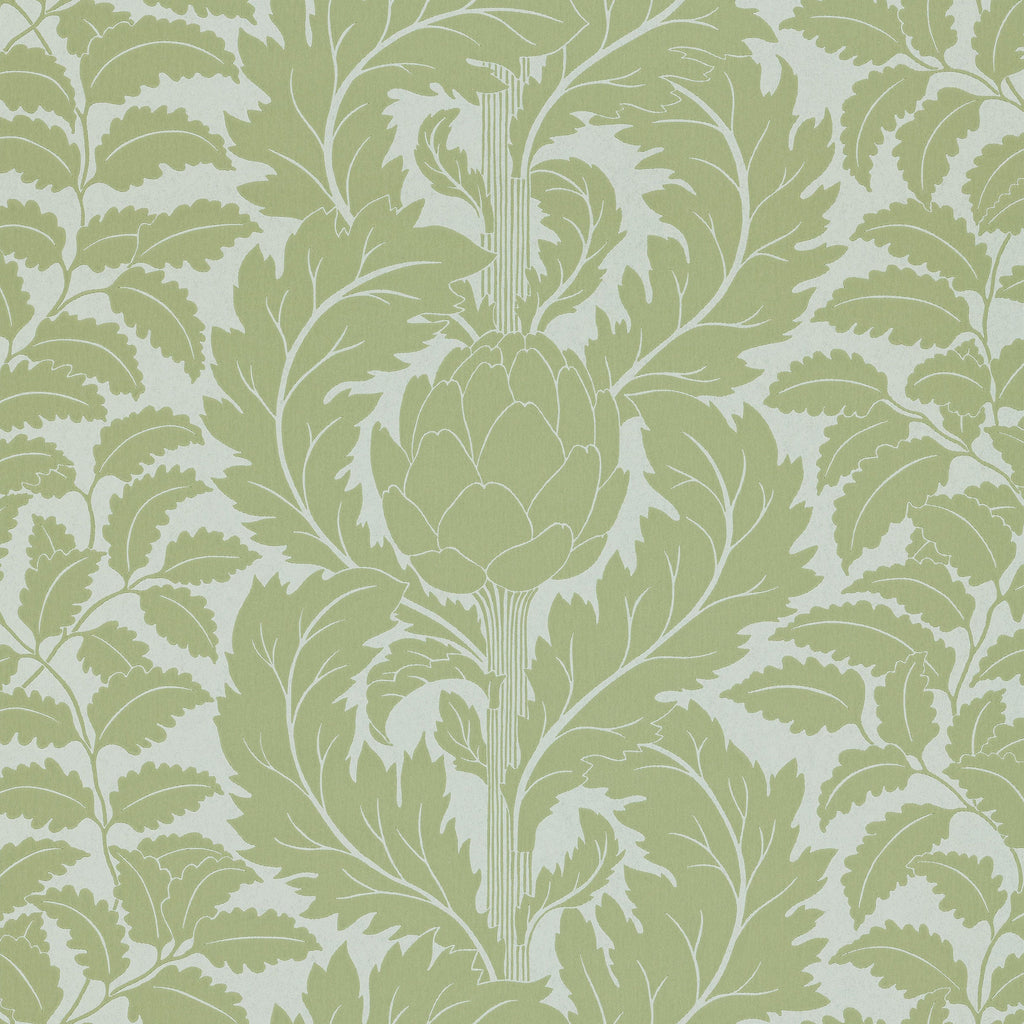 Artichoke wallpaper by Langelid/von Bromssen - botanical design in Green