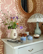 Artichoke wallpaper by Langelid/von Bromssen - botanical design in Pink