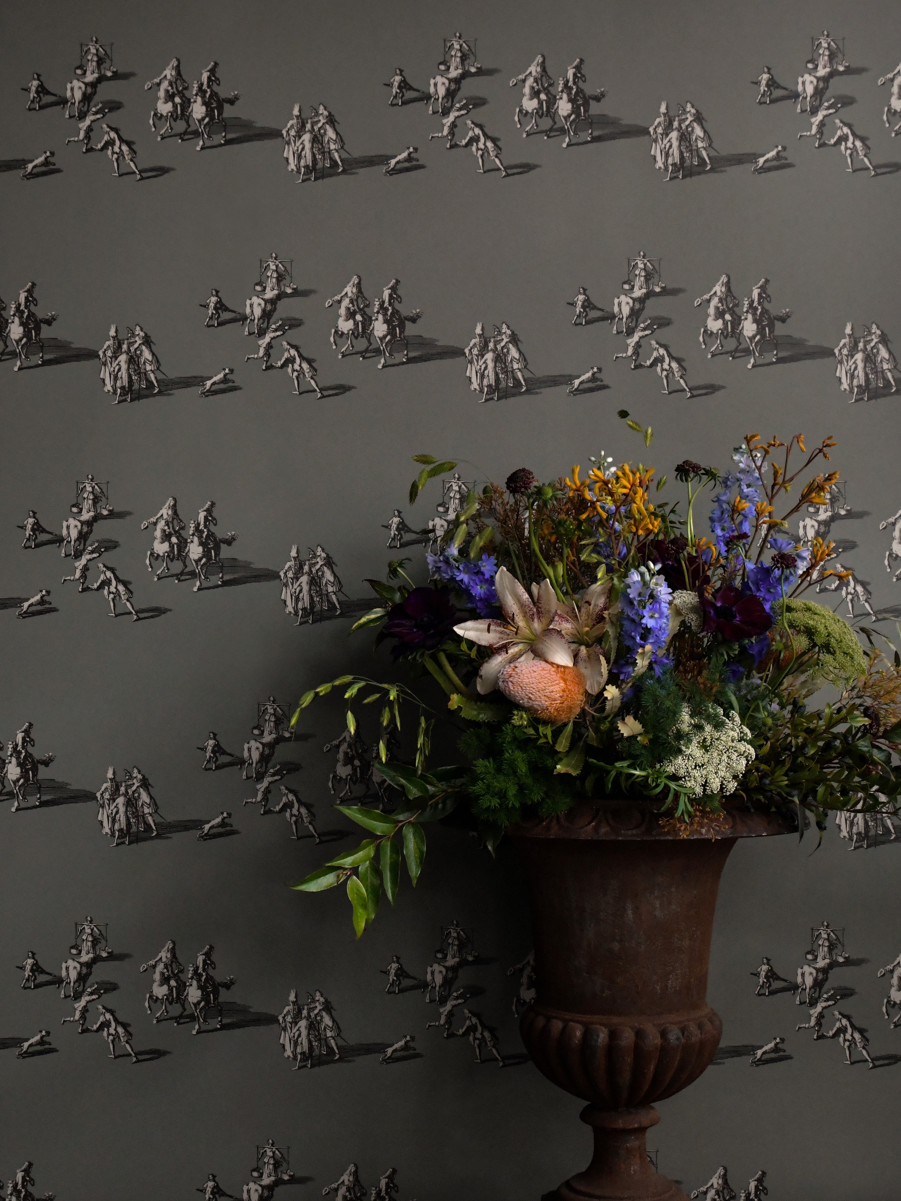 A Walk in the Park wallpaper by Langelid/von Bromssen - animals design in Green