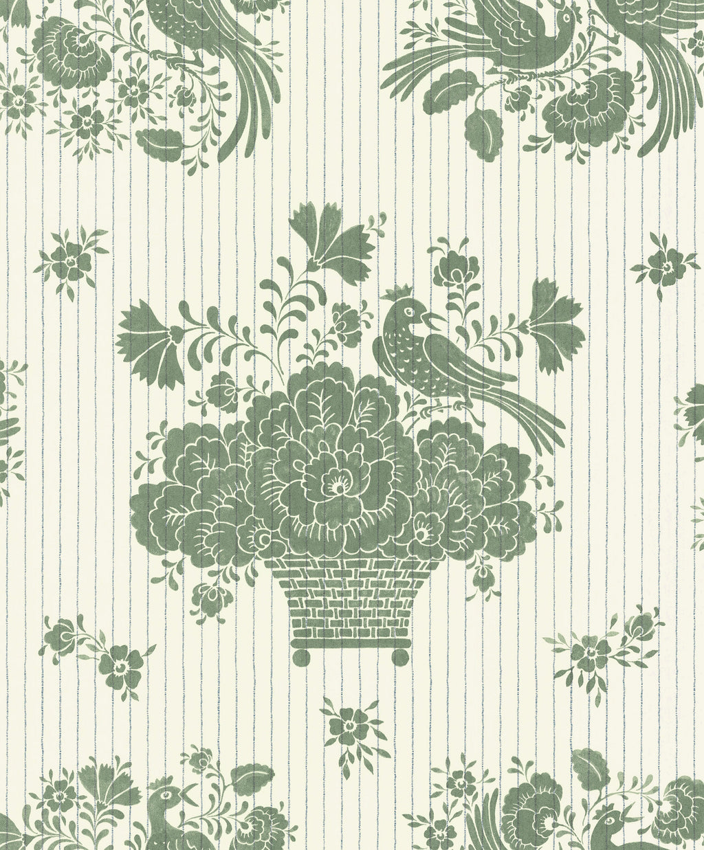 Birds Nest wallpaper by Langelid/von Bromssen - animals design in Green