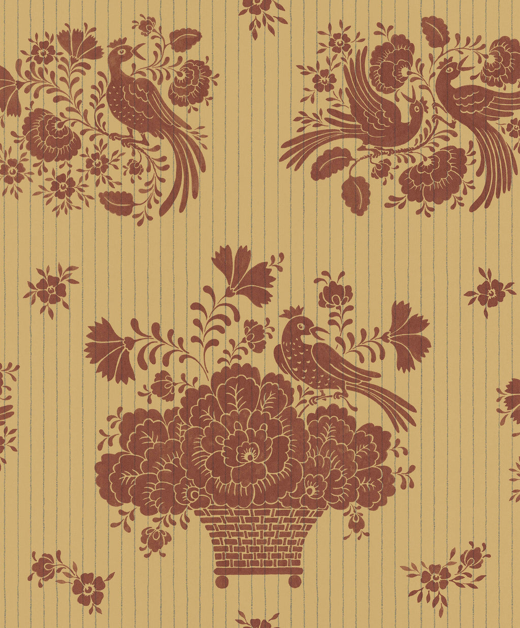 Birds Nest wallpaper by Langelid/von Bromssen - animals design in Red
