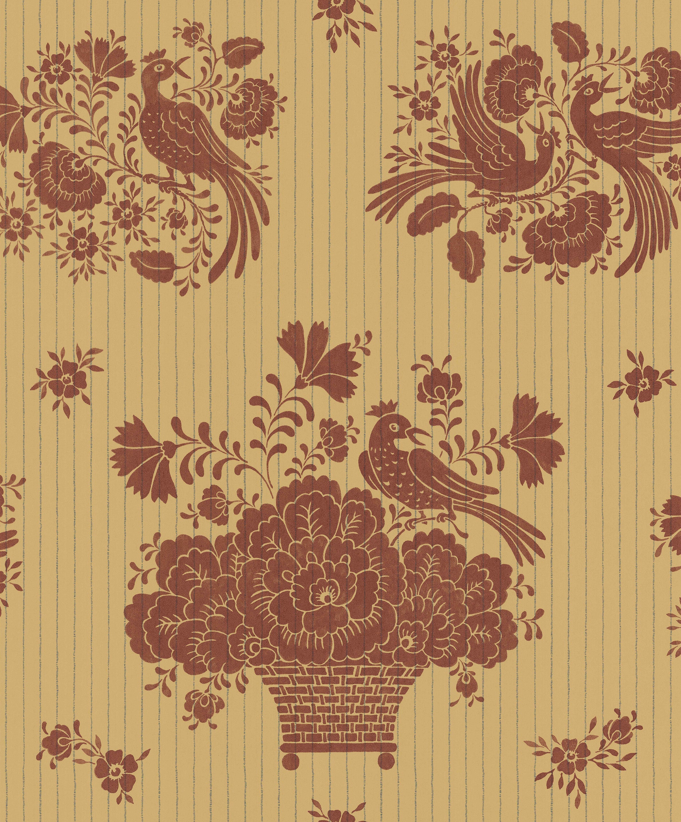 Birds Nest wallpaper by Langelid/von Bromssen - animals design in Red
