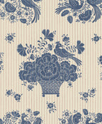 Birds Nest wallpaper by Langelid/von Bromssen - animals design in Blue
