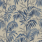 Casablanca Afternoon wallpaper by Langelid/von Bromssen - botanical design in Blue – Indigo