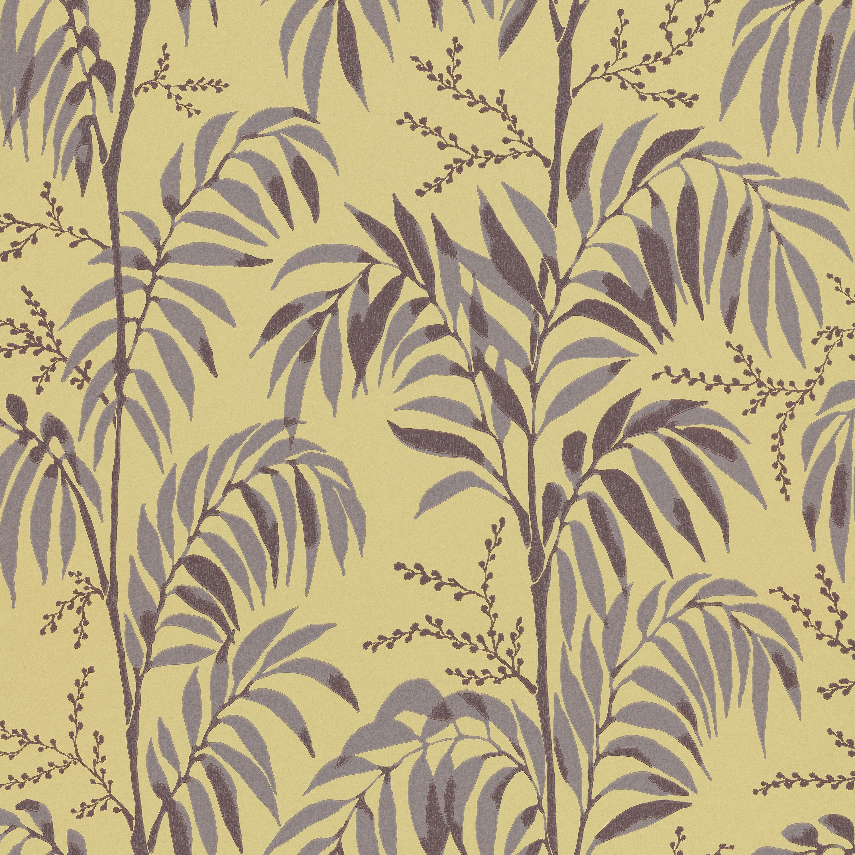 Casablanca Afternoon wallpaper by Langelid/von Bromssen - botanical design in Yellow