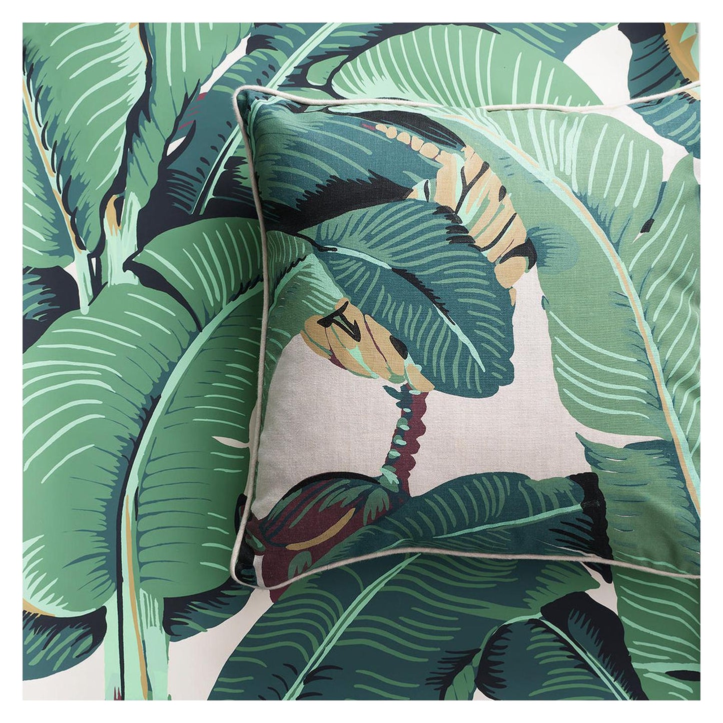 Martinique Banana Leaf - Wallpaper Trader