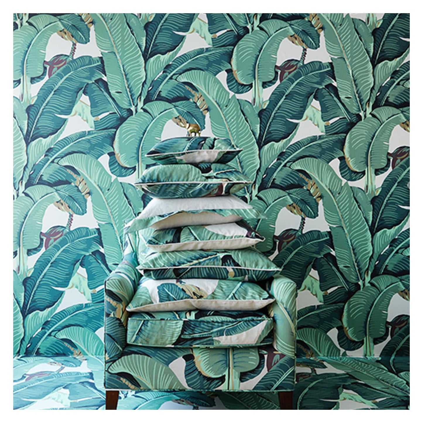 Martinique Banana Leaf - Wallpaper Trader