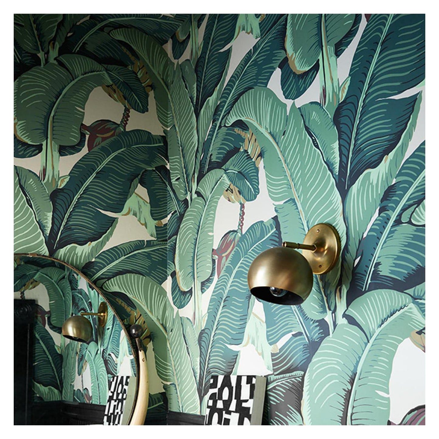 Martinique Banana Leaf - Wallpaper Trader