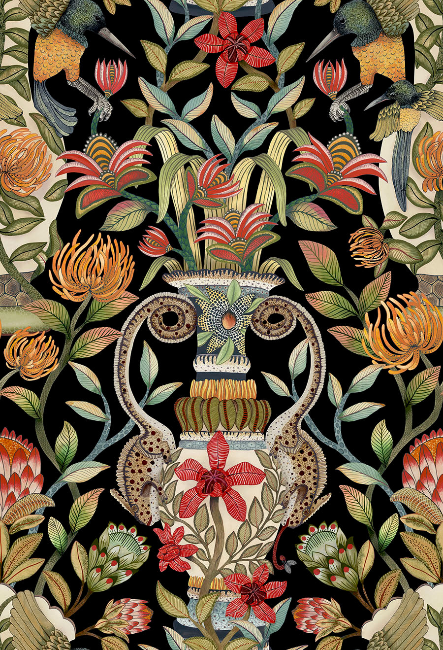 Protea Garden - Wallpaper Trader