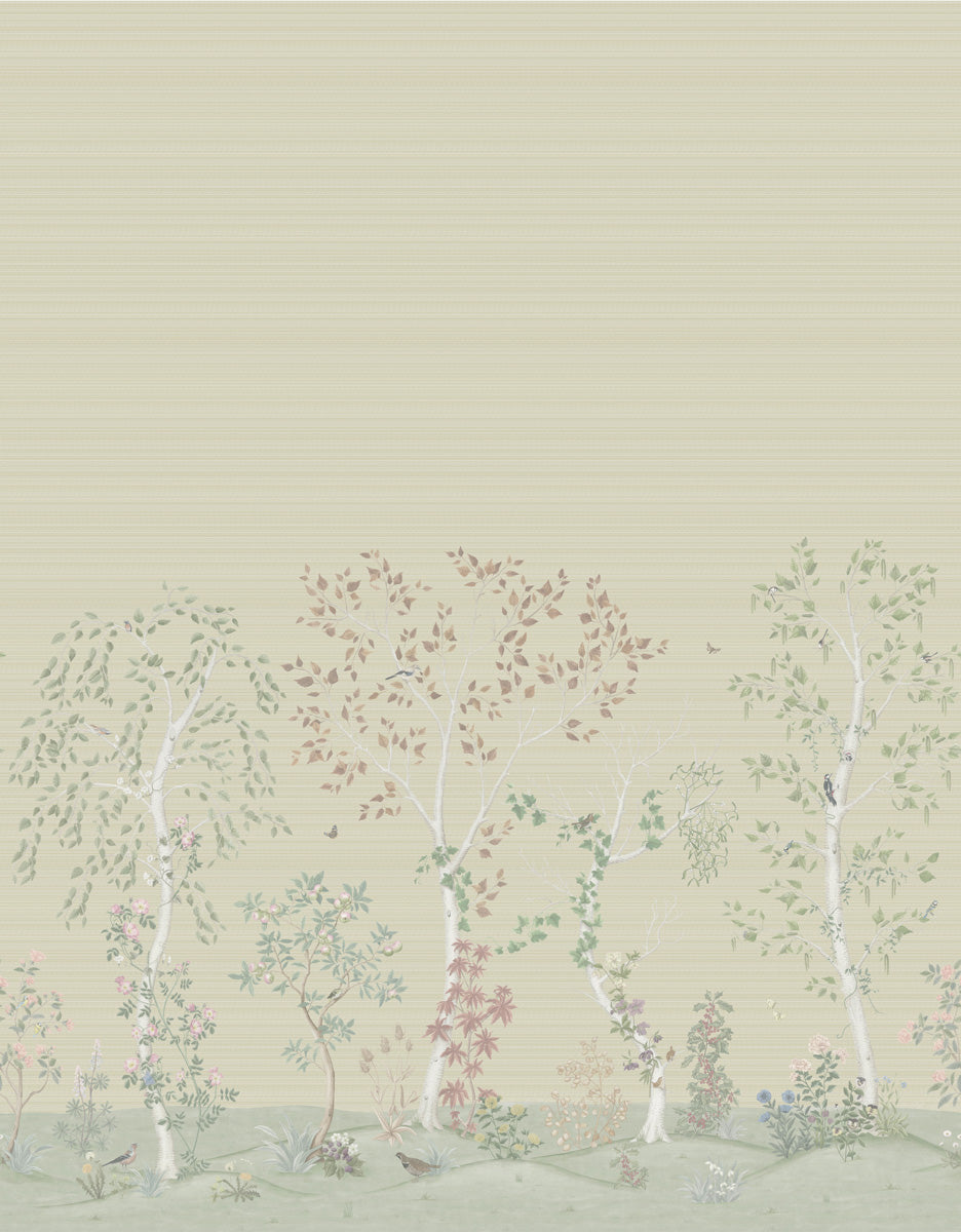 Seasonal Woods Grasscloth - Wallpaper Trader