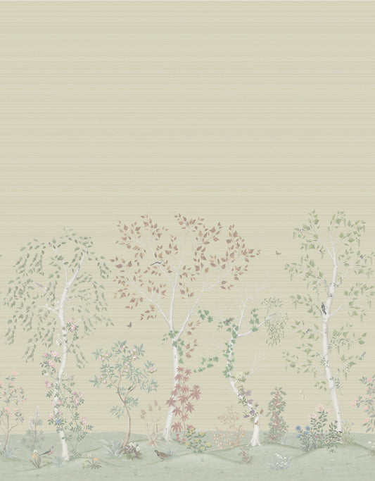 Seasonal Woods Grasscloth - Wallpaper Trader