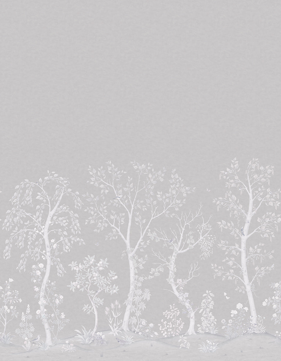 Seasonal Woods Silk - Wallpaper Trader