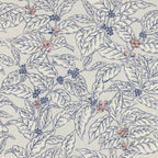 Caffeine wallpaper by Langelid/von Bromssen - botanical design in Blue