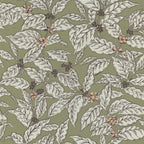 Caffeine wallpaper by Langelid/von Bromssen - botanical design in Green
