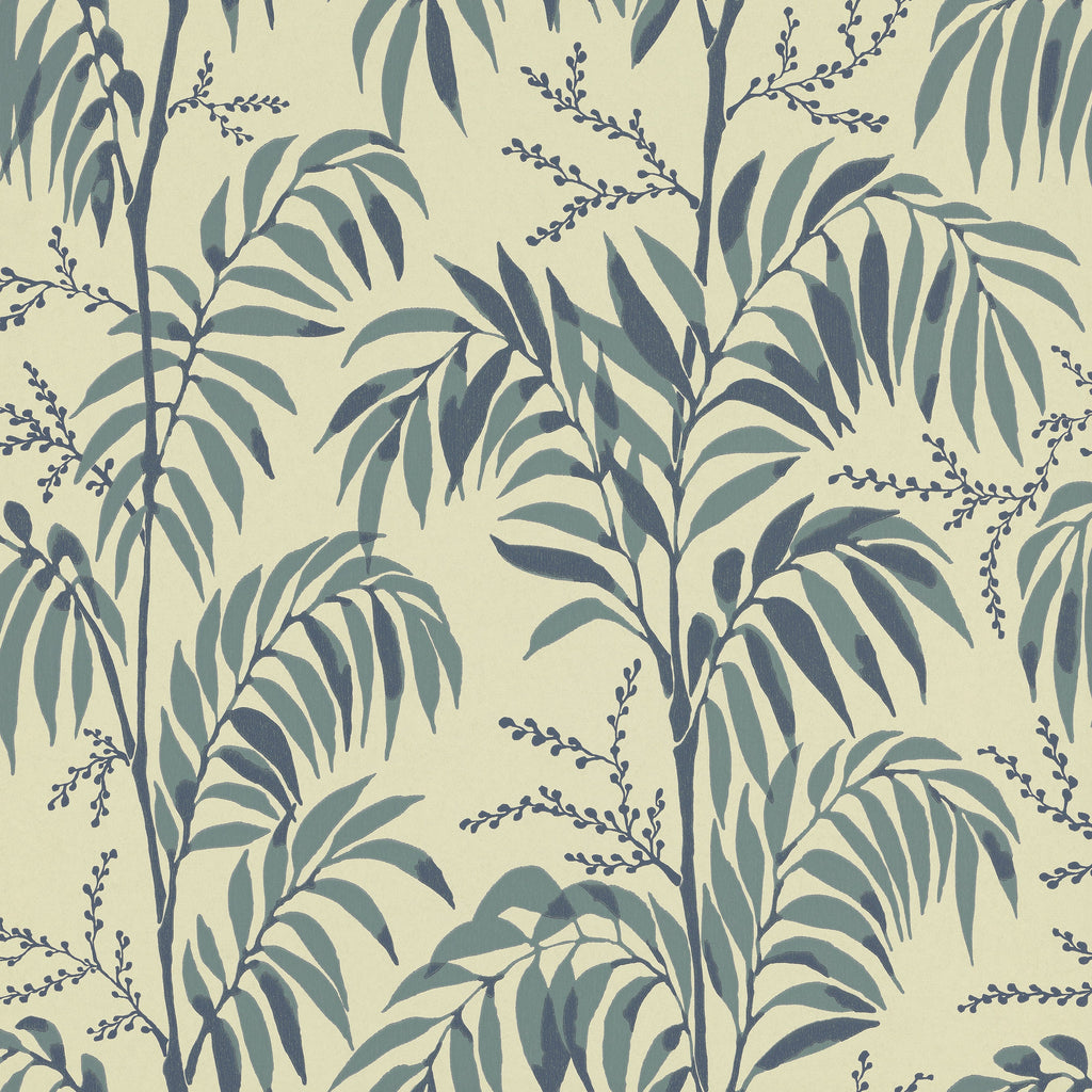 Casablanca Afternoon wallpaper by Langelid/von Bromssen - botanical design in Green – Misty