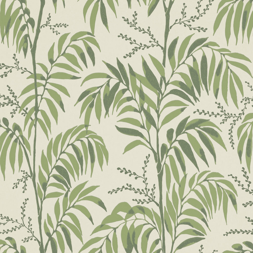 Casablanca Afternoon wallpaper by Langelid/von Bromssen - botanical design in Green – Palm