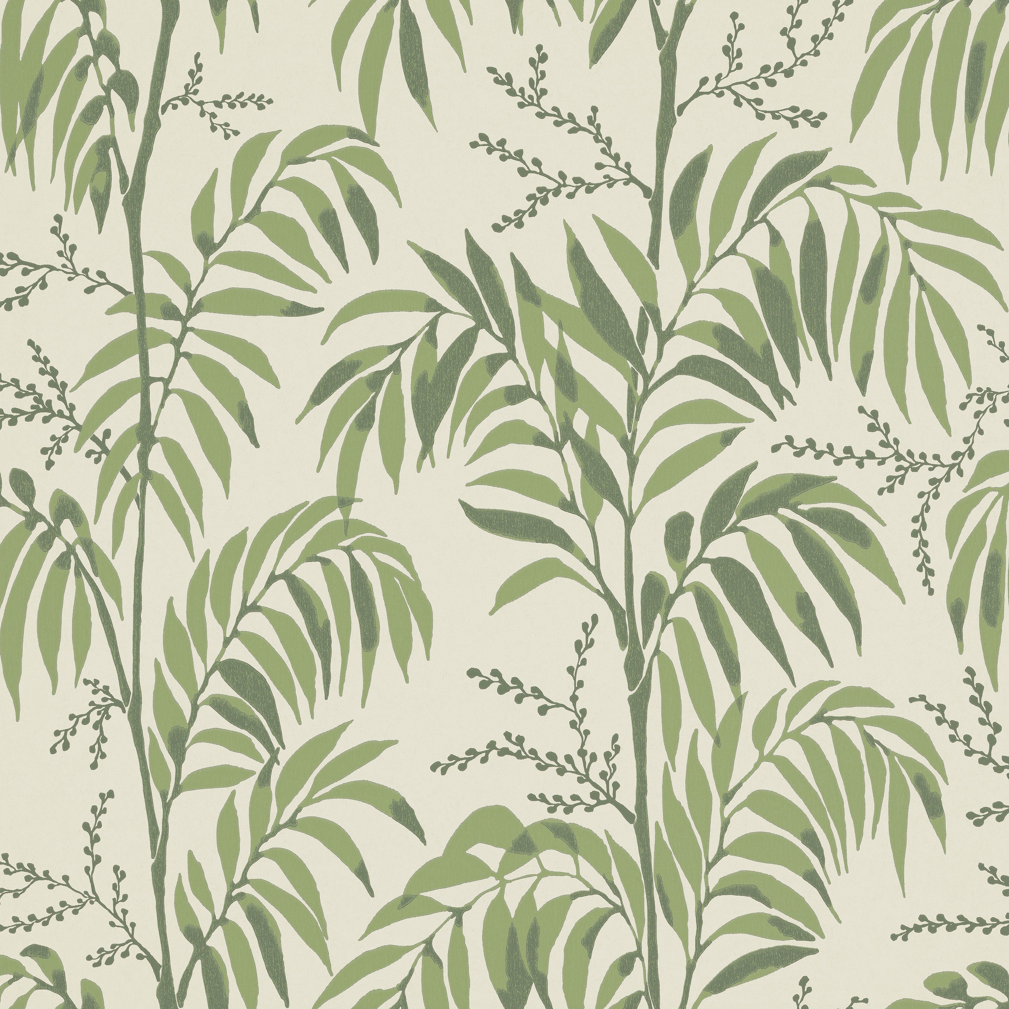 Casablanca Afternoon wallpaper by Langelid/von Bromssen - botanical design in Green – Palm