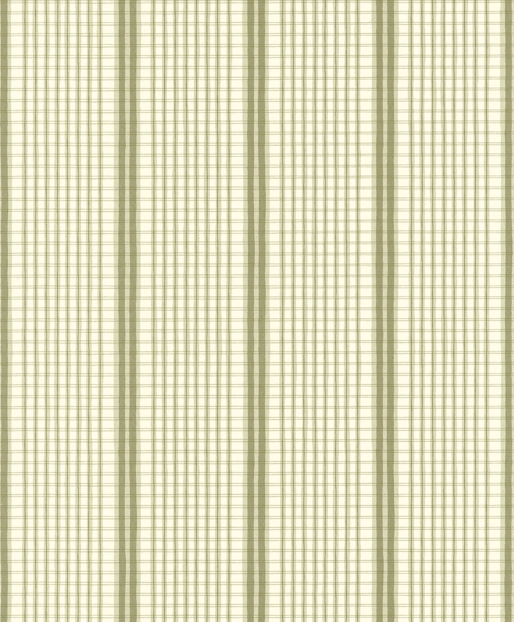 Como wallpaper by Langelid/von Bromssen - stripe design in Green