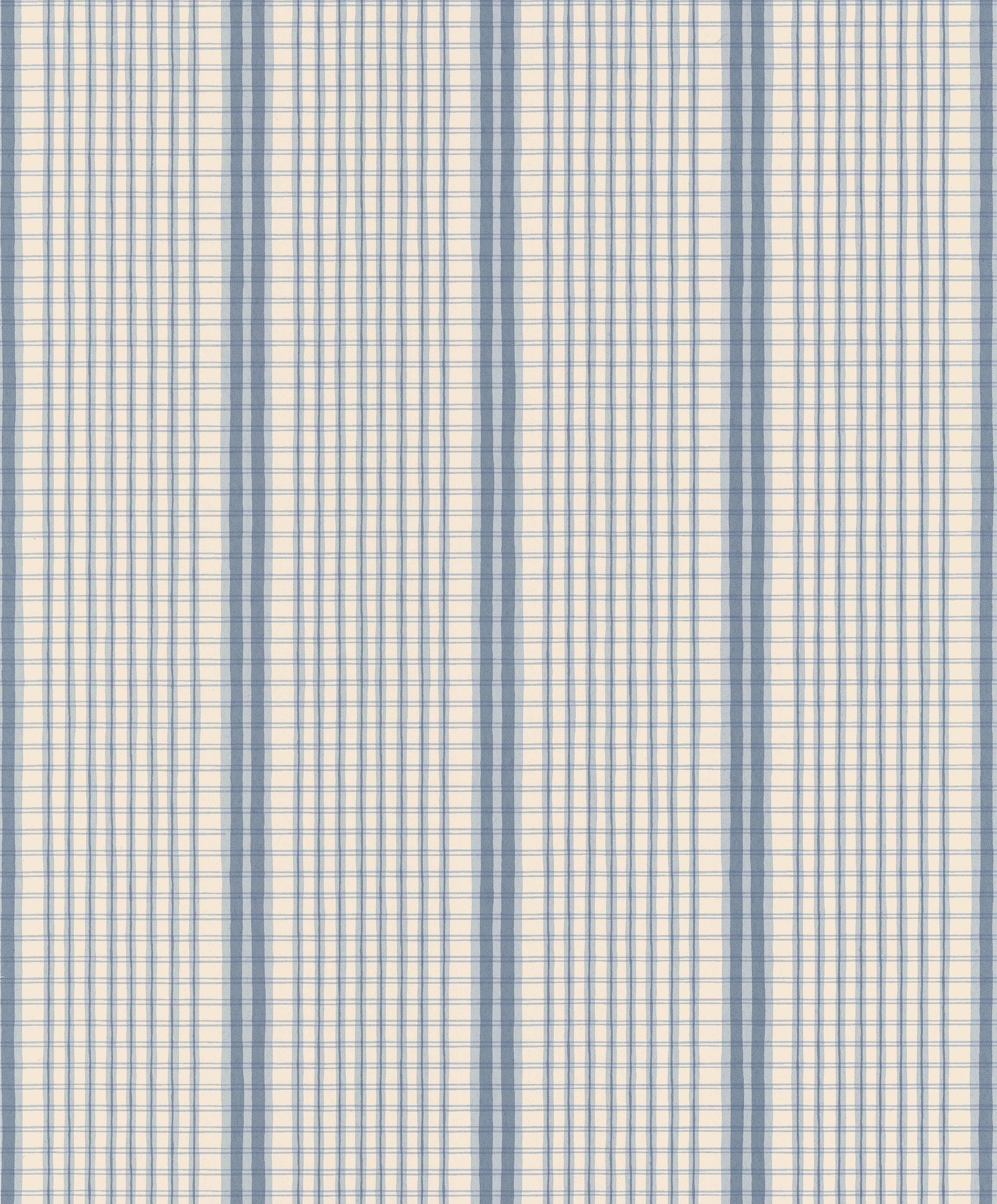 Como wallpaper by Langelid/von Bromssen - stripe design in Blue