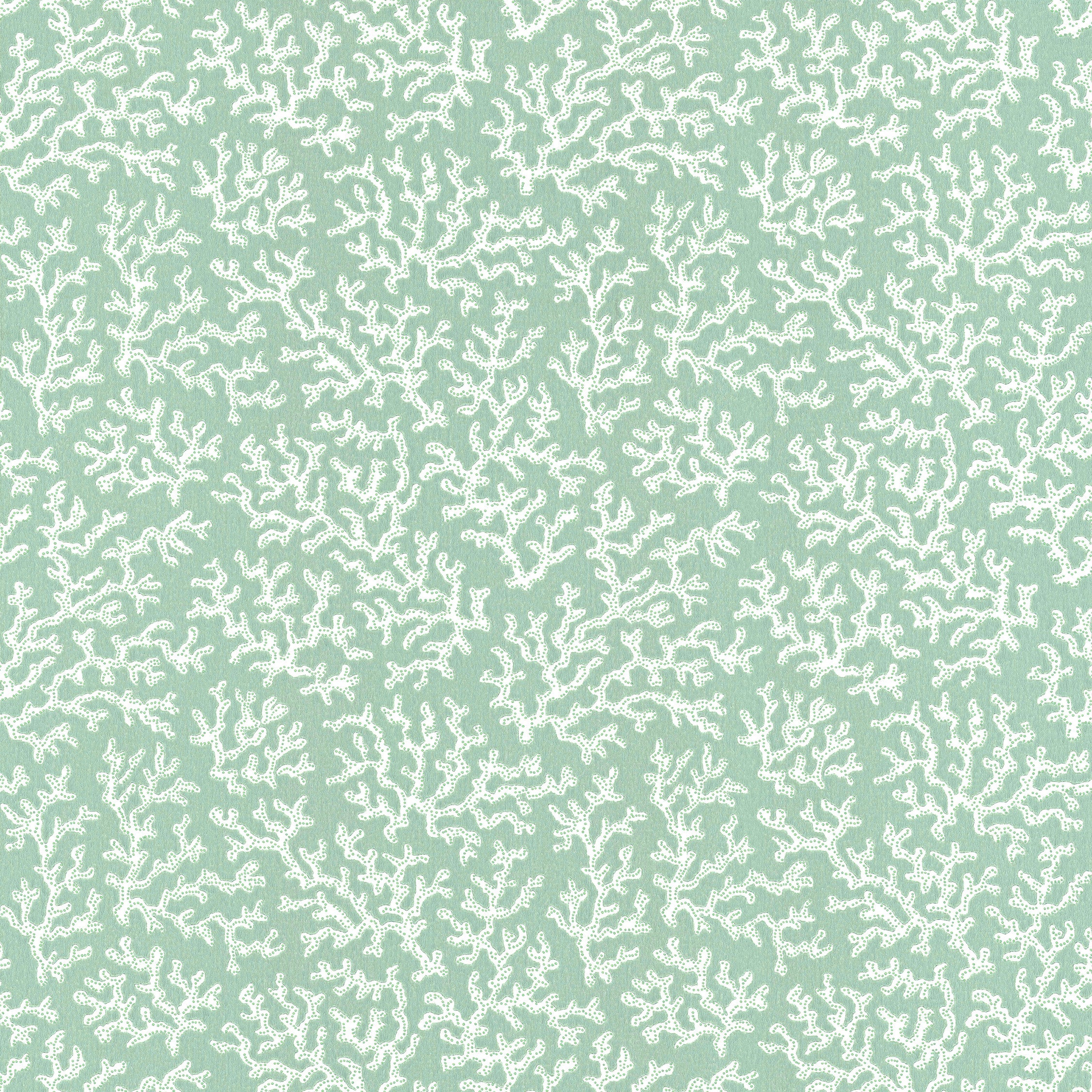 Coral wallpaper by Langelid/von Bromssen - coastal design in Teal