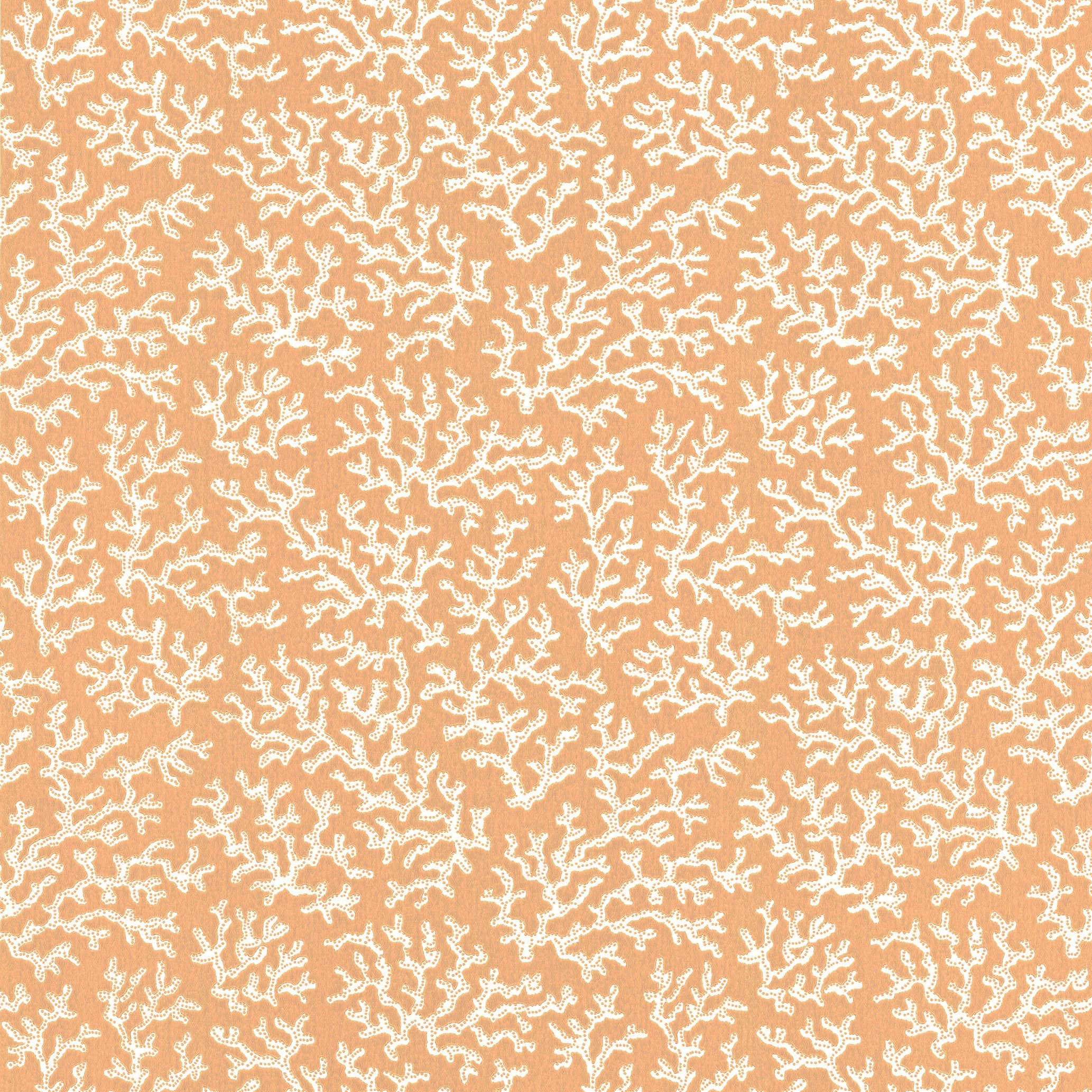 Coral wallpaper by Langelid/von Bromssen - coastal design in Orange