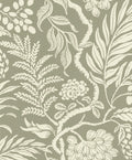 Cornucopia wallpaper by Langelid/von Bromssen - floral design in Green – Khaki