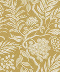 Cornucopia wallpaper by Långelid/von Brömssen in Ochre - botanical design