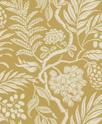 Cornucopia wallpaper by Langelid/von Bromssen - floral design in Yellow