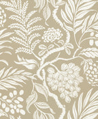 Cornucopia wallpaper by Langelid/von Bromssen - floral design in Beige