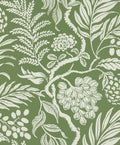 Cornucopia wallpaper by Långelid/von Brömssen in Verde - botanical design