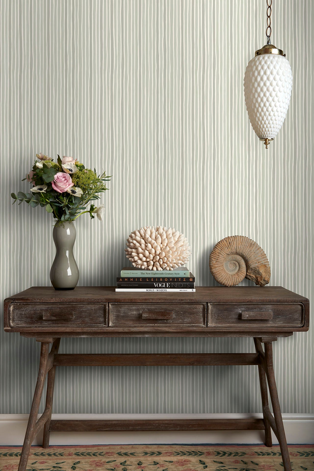 Croquet Stripe - Wallpaper Trader