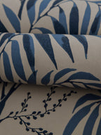 Casablanca Afternoon wallpaper by Langelid/von Bromssen - botanical design in Blue – Indigo