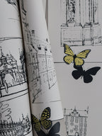 The Butterfly Effect wallpaper by Langelid/von Bromssen - animals design in Yellow
