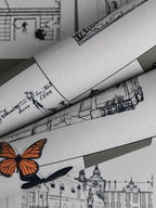 The Butterfly Effect wallpaper by Langelid/von Bromssen - animals design in Orange